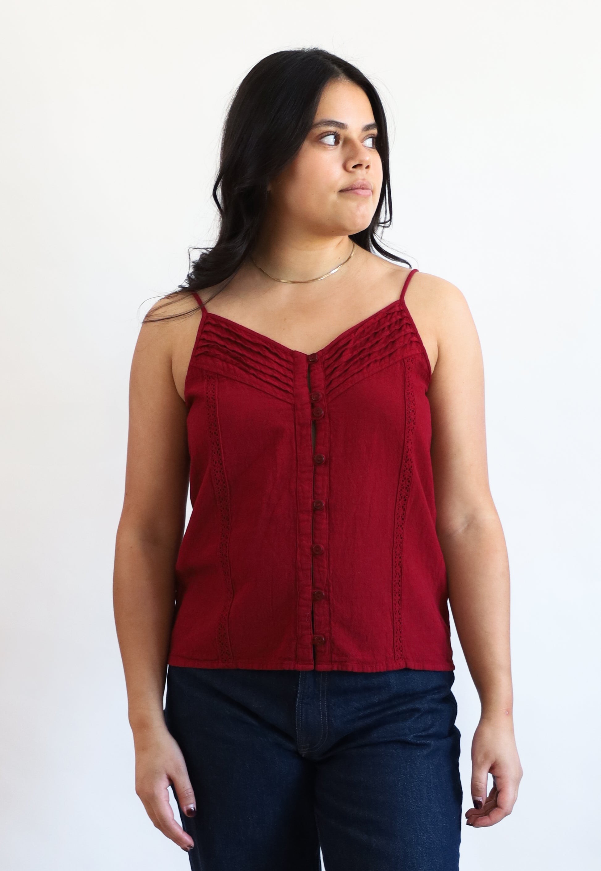 Pintuck Top
