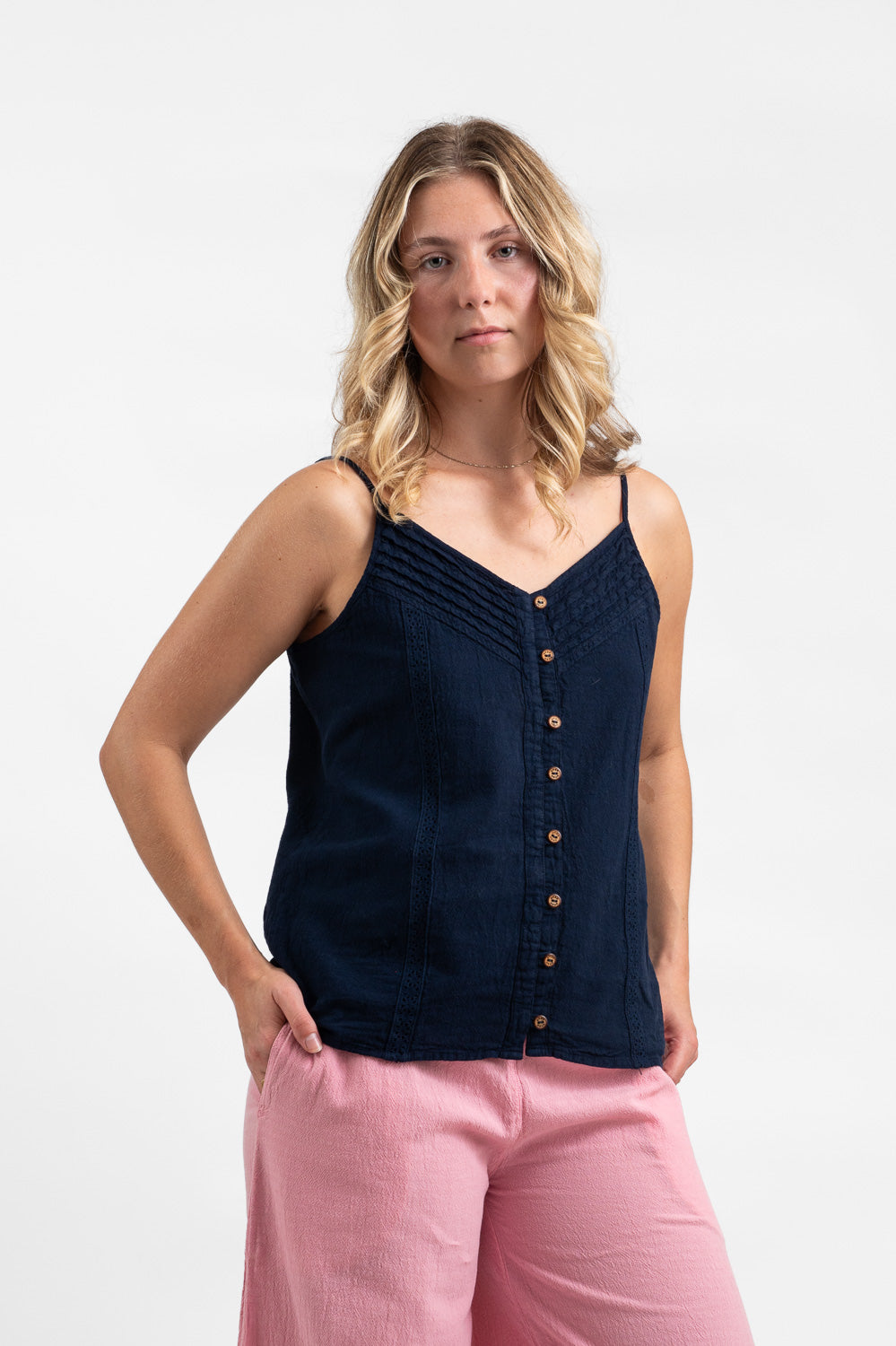 Pintuck Top