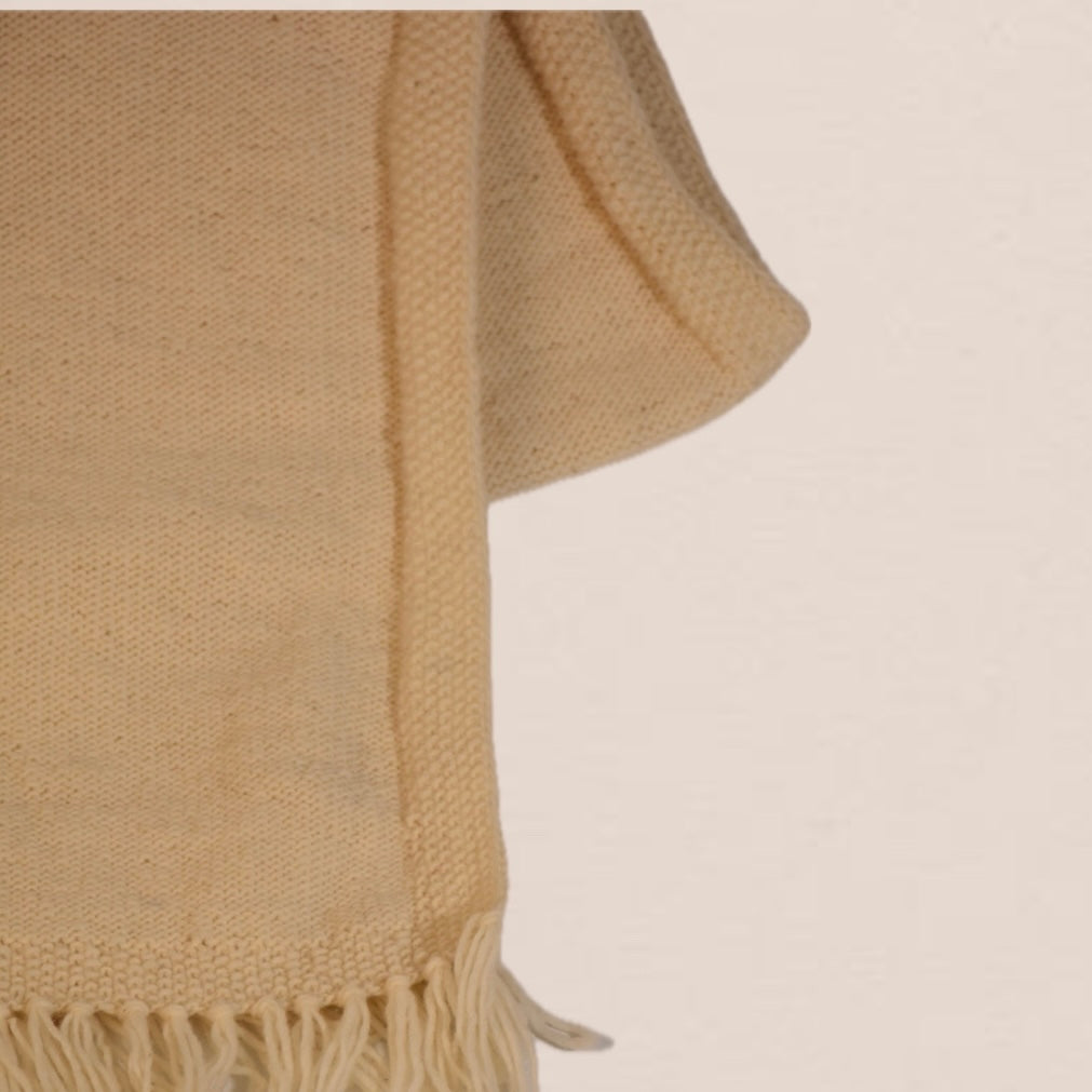 Hand Knitted Wool Scarf