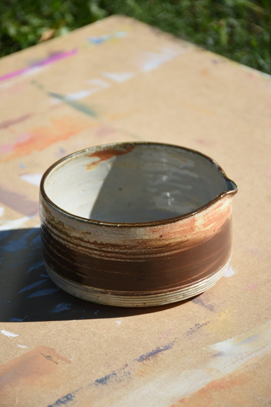 UTKU Lodo Bowl, soda-fired stoneware by Allys