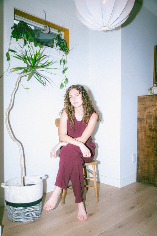 Lucia Top Premium Crinkled Cotton Sleeveless Top - Lightweight Pre-Shrunk Colorfast Easy Care