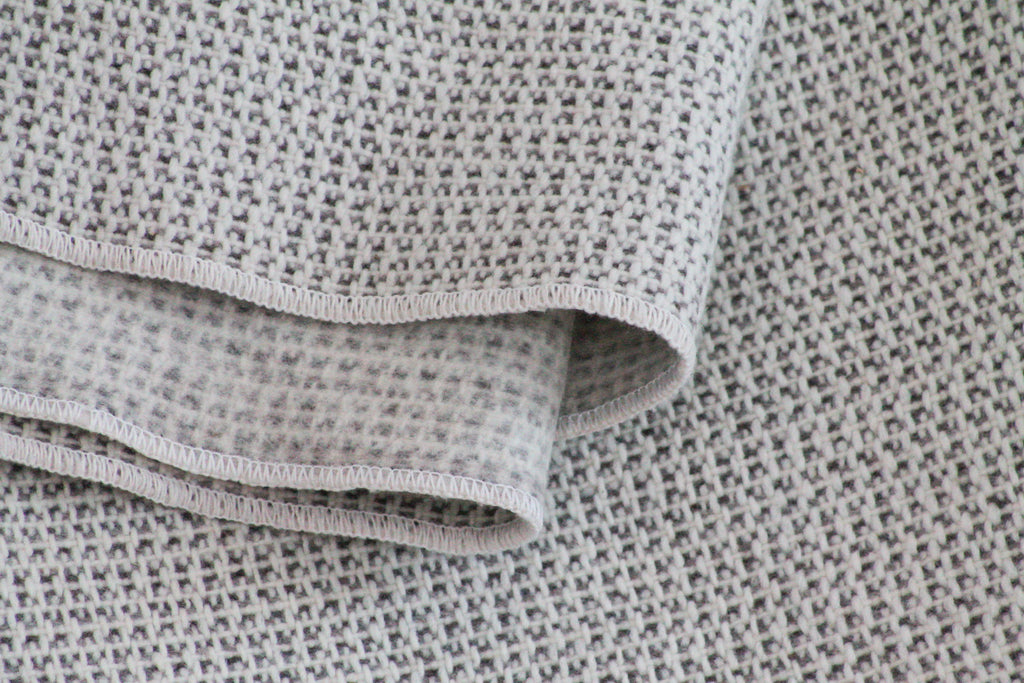 handwoven cotton wool blanket texture
