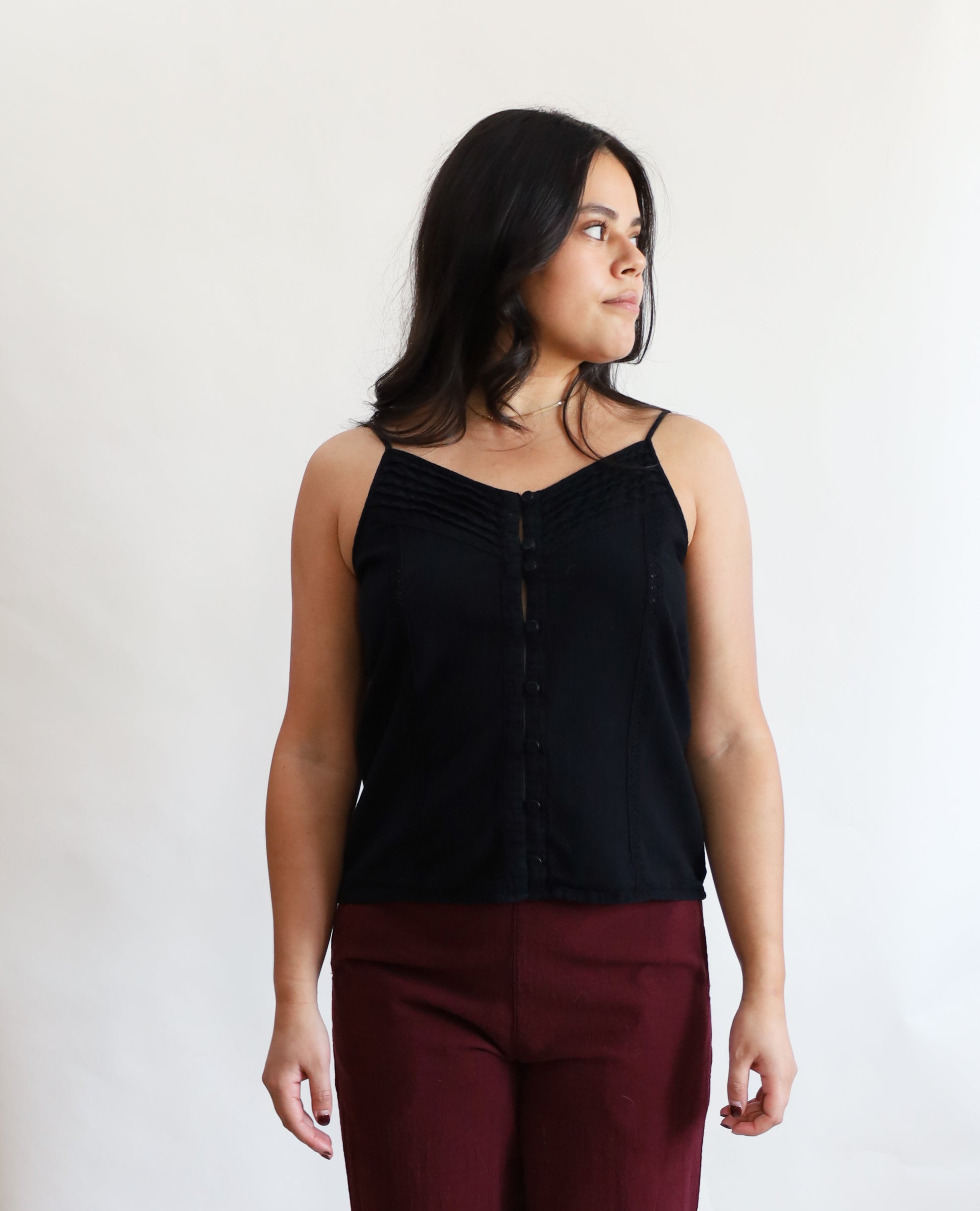 Pintuck Top