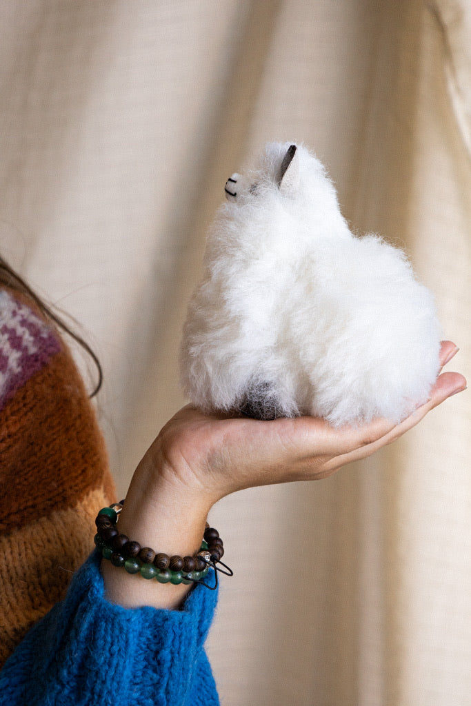 Utku Handcrafted Baby Alpaca Stuffy — hand knitted in Ecuador