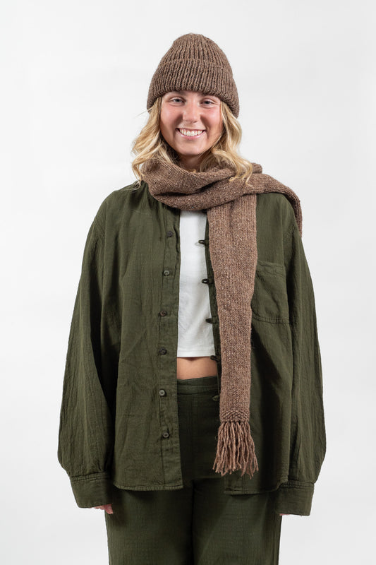 Wool-Alpaca Scarf