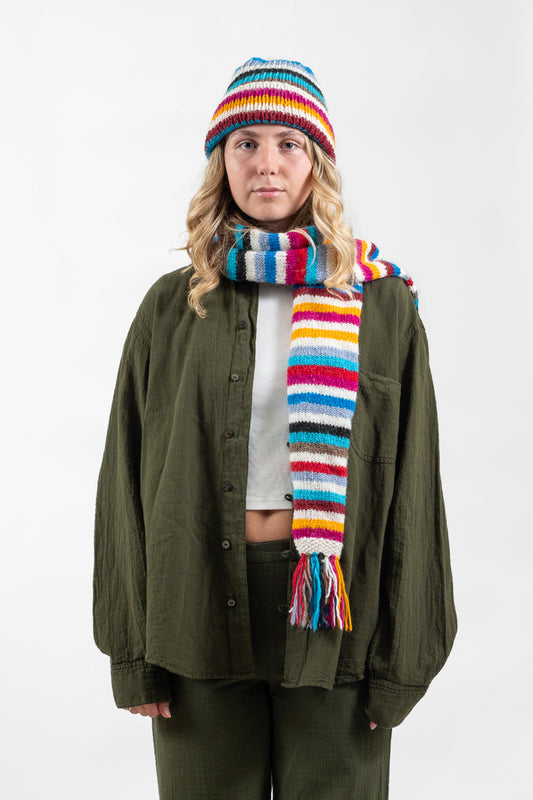 Wool-Alpaca Scarf