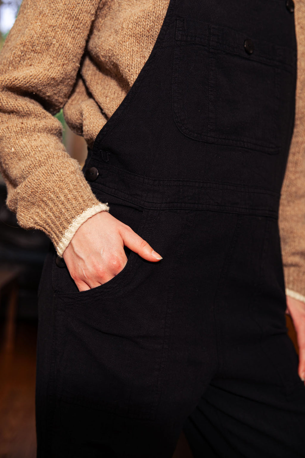 100% Crinkled Cotton Overalls - Lightweight Pre-Shrunk Unisex