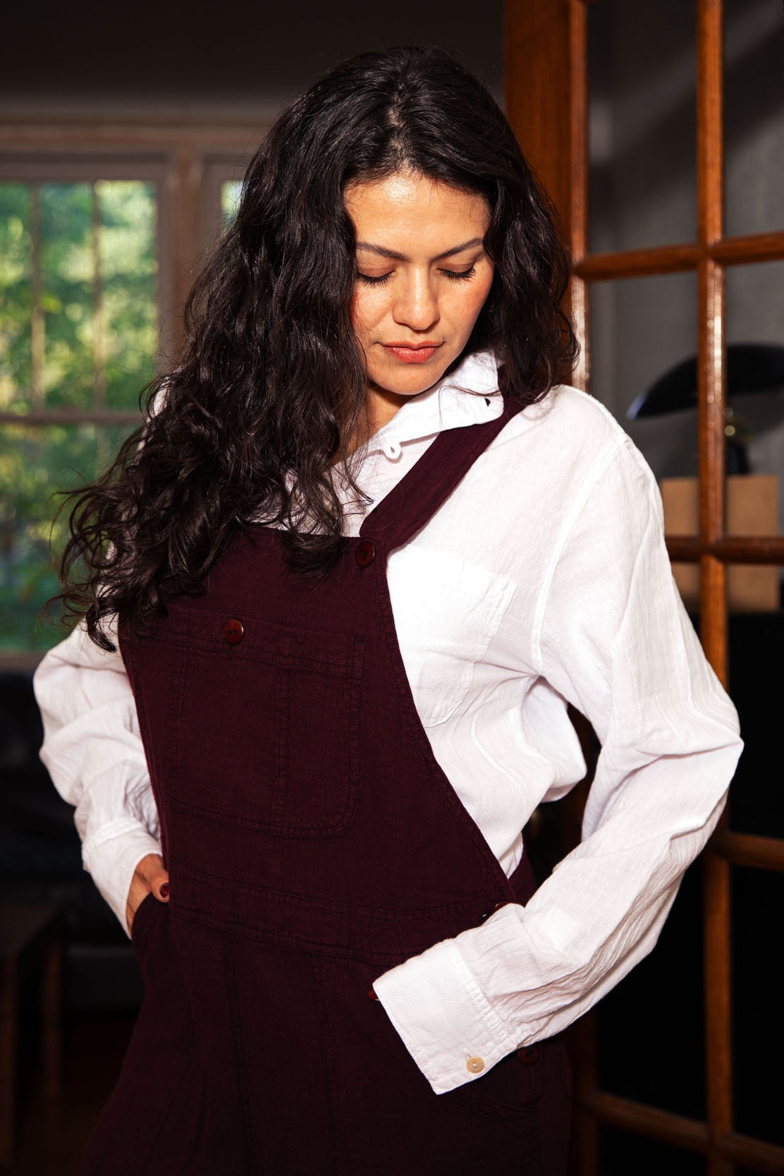 100% Crinkled Cotton Overalls - Lightweight Pre-Shrunk Unisex