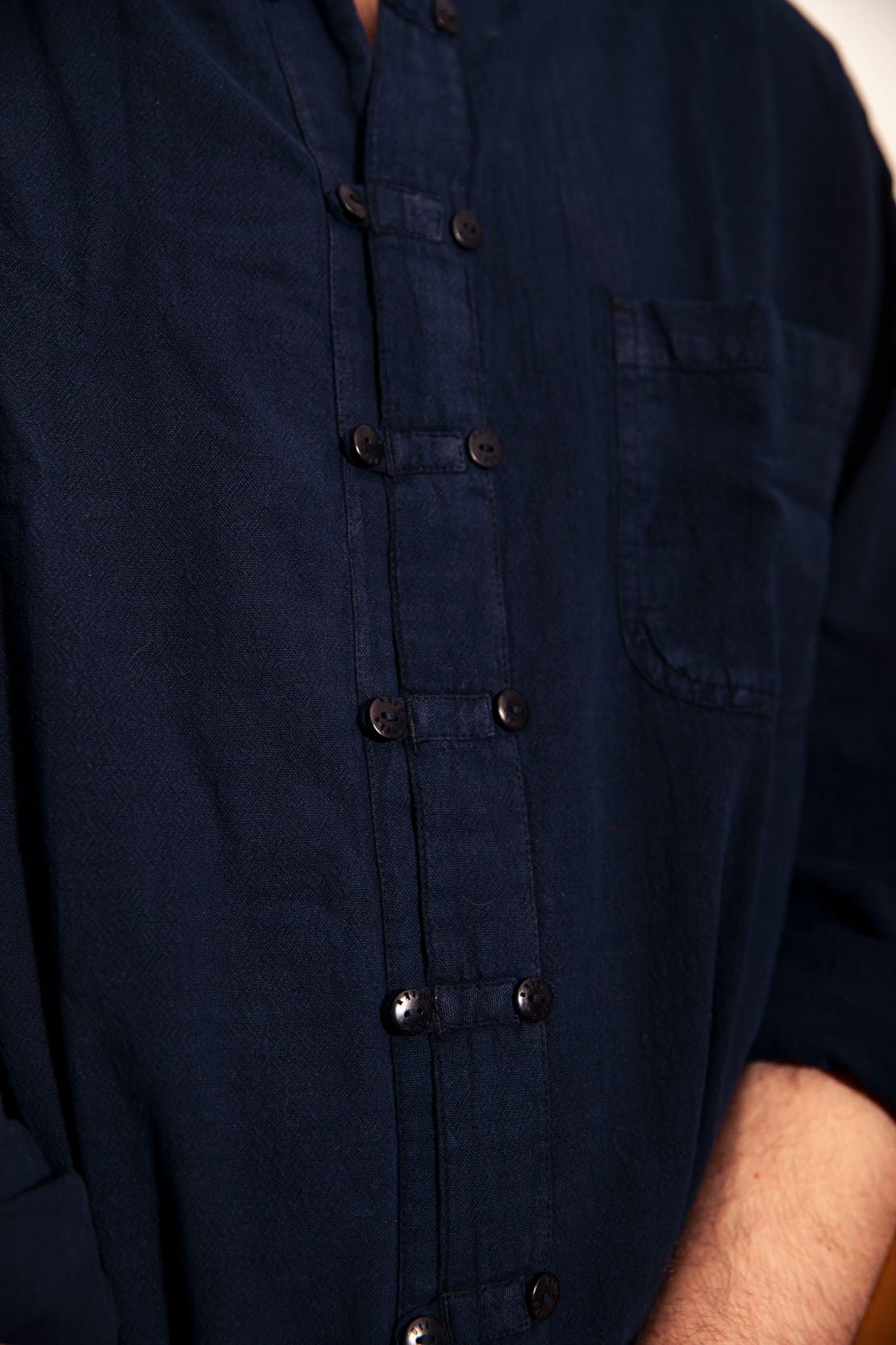 Fabian Shirt 100% Crinkled Cotton Shirt - Lightweight Pre-Shrunk Refined Collar